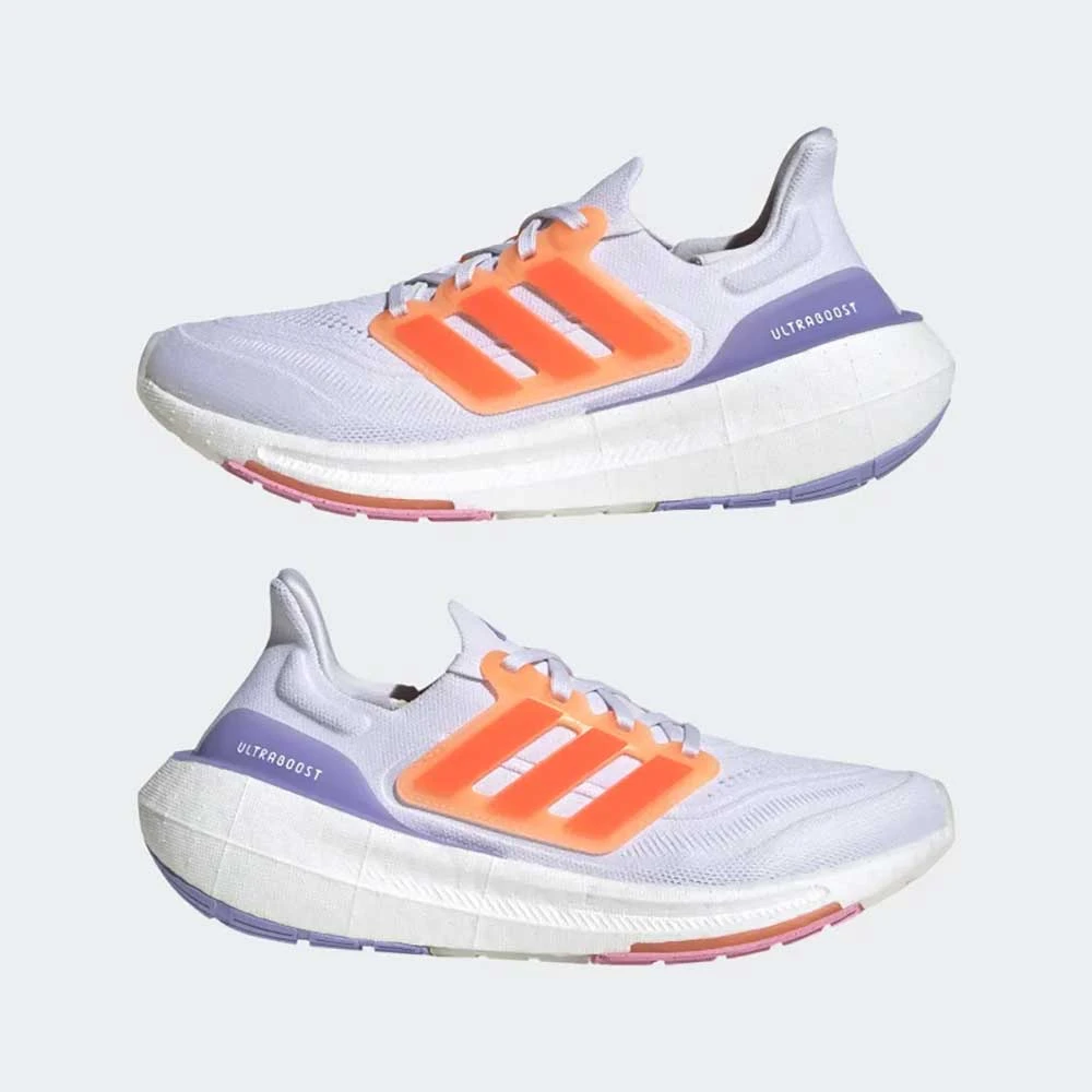 ADIDAS Women's Ultraboost Light Running Shoe - Ftwr White/Solar Red/Beam Pink - Regular (B) 5 ADIDAS Women's Ultraboost Light Running Shoe - Ftwr White/Solar Red/Beam Pink - Regular (B) - Image 5