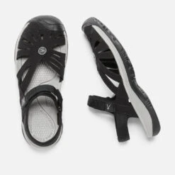 Women's Keen Rose Sandal - Black/Neutral Gray - Regular (B) 9 Women's Keen Rose Sandal - Black/Neutral Gray - Regular (B) -PeakStride Sports Sales 1008783 top