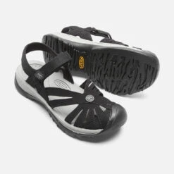 Women's Keen Rose Sandal - Black/Neutral Gray - Regular (B) 10 Women's Keen Rose Sandal - Black/Neutral Gray - Regular (B) -PeakStride Sports Sales 1008783 top2