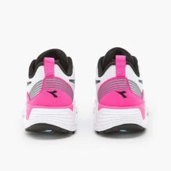 Diadora Women's Vigore 2 Running Shoe - White/Pink Fluo/Black - Regular (B) -PeakStride Sports Sales 101.179072 C6034 20 HR