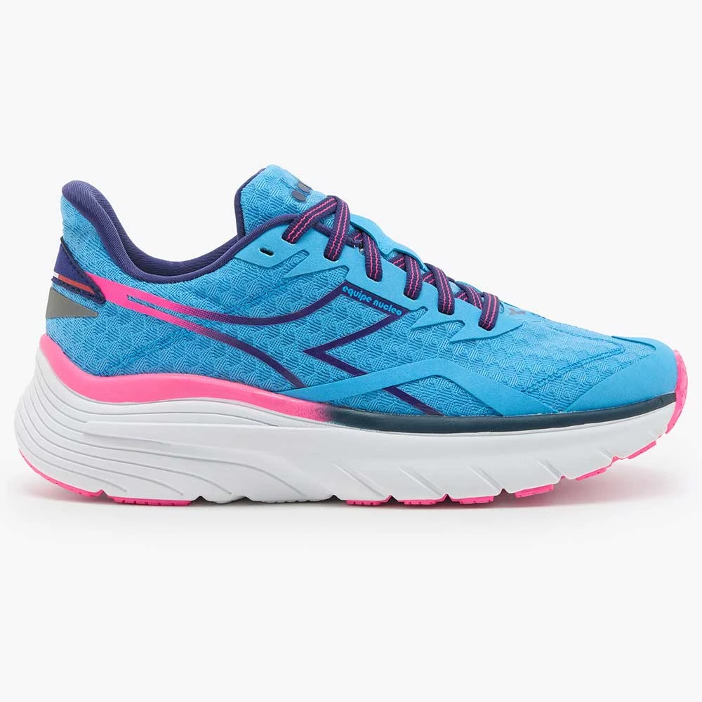 Diadora Women's Nucleo Running Shoe - Bonnie Blue/Pink Fluo - Regular (B) 1 Diadora Women's Nucleo Running Shoe - Bonnie Blue/Pink Fluo - Regular (B)