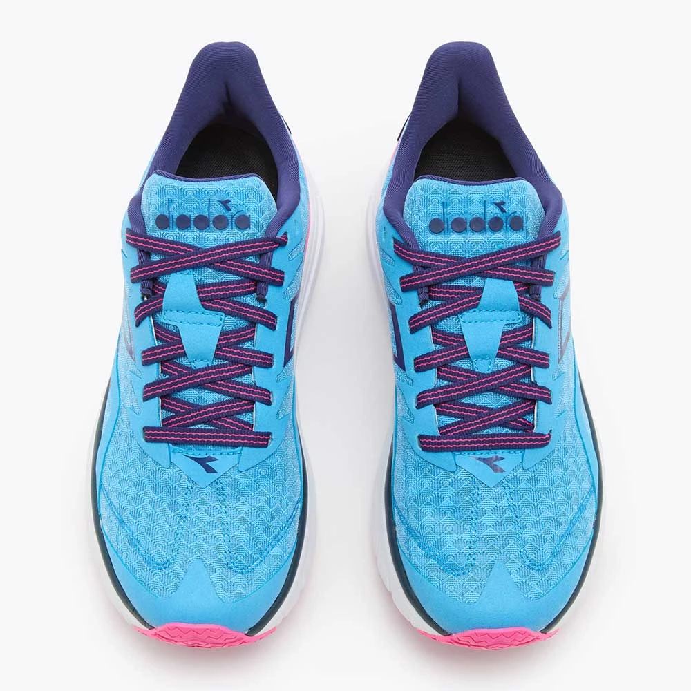 Diadora Women's Nucleo Running Shoe - Bonnie Blue/Pink Fluo - Regular (B) 2 Diadora Women's Nucleo Running Shoe - Bonnie Blue/Pink Fluo - Regular (B) - Image 2