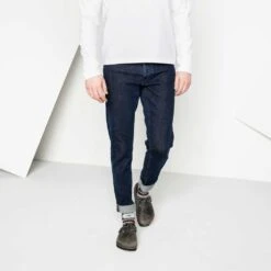 Birkenstock Women's Boston SFB Oiled Leather - Iron - Regular 11 Birkenstock Women's Boston SFB Oiled Leather - Iron - Regular -PeakStride Sports Sales 1013255 f look m