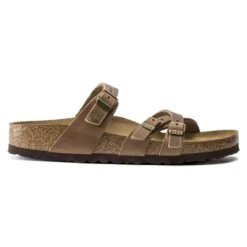 Birkenstock Women's Franca Cork Tobacco Brown Oiled Leather- Regular/Wide 10 Birkenstock Women's Franca Cork Tobacco Brown Oiled Leather- Regular/Wide -PeakStride Sports Sales 1015930 side