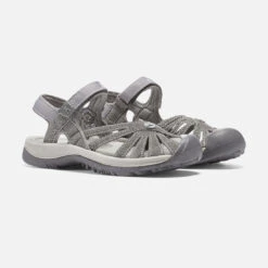 Keen Women's Rose Sandal - Gargoyle/Raven- Regular (B) -PeakStride Sports Sales 1016733 PLA PDP