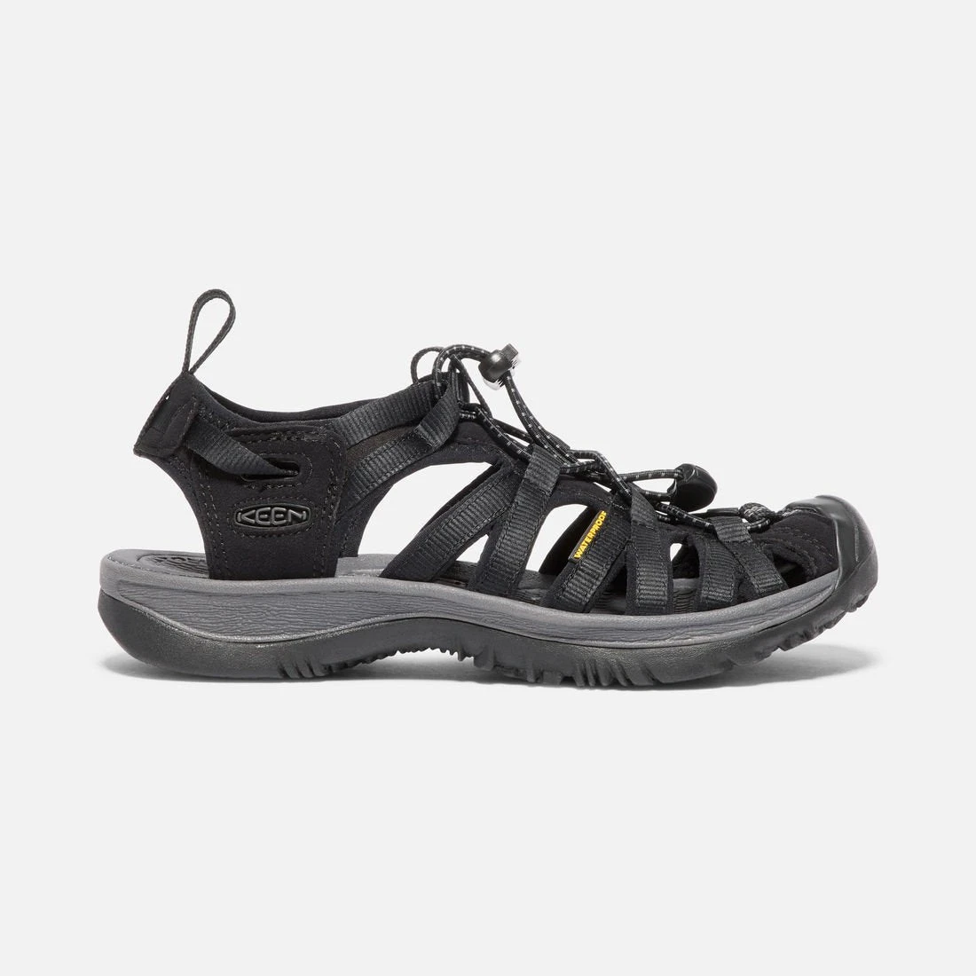 Keen Women's Whisper Sandal - Black/Magnet- Regular (B) 1 Keen Women's Whisper Sandal - Black/Magnet- Regular (B)
