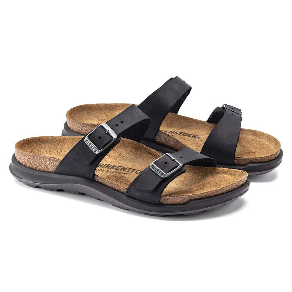 Birkenstock Women's Sierra Oiled Leather Sandal - Black - Regular/Wide 2 Birkenstock Women's Sierra Oiled Leather Sandal - Black - Regular/Wide - Image 2
