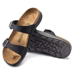 Birkenstock Women's Sierra Oiled Leather Sandal - Black - Regular/Wide 10 Birkenstock Women's Sierra Oiled Leather Sandal - Black - Regular/Wide -PeakStride Sports Sales 1018704 sole