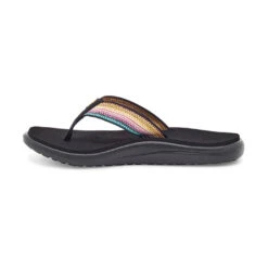 Teva Women's Voya Flip Sandal - Antiguous Black Multi- Regular (B) 9 Teva Women's Voya Flip Sandal - Antiguous Black Multi- Regular (B) -PeakStride Sports Sales 1019040 ABML 3