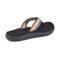 Teva Women's Voya Flip Sandal - Antiguous Black Multi- Regular (B) 8 Teva Women's Voya Flip Sandal - Antiguous Black Multi- Regular (B) -PeakStride Sports Sales 1019040 ABML 4
