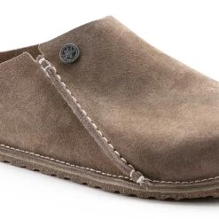 Birkenstock Women's Zermatt Suede Slipper - Gray Taupe - Medium/Narrow 9 Birkenstock Women's Zermatt Suede Slipper - Gray Taupe - Medium/Narrow -PeakStride Sports Sales 1021318 detail 1