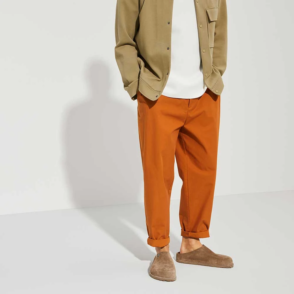 Birkenstock Women's Zermatt Suede Slipper - Gray Taupe - Medium/Narrow 7 Birkenstock Women's Zermatt Suede Slipper - Gray Taupe - Medium/Narrow - Image 7