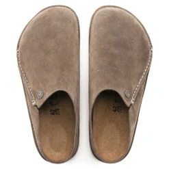 Birkenstock Women's Zermatt Suede Slipper - Gray Taupe - Medium/Narrow 12 Birkenstock Women's Zermatt Suede Slipper - Gray Taupe - Medium/Narrow -PeakStride Sports Sales 1021318 top