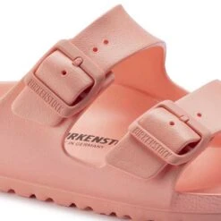 Birkenstock Arizona EVA Sandal - Coral Peach- Medium/Narrow -PeakStride Sports Sales 1022367 detail 1