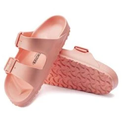 Birkenstock Arizona EVA Sandal - Coral Peach- Medium/Narrow -PeakStride Sports Sales 1022367 sole