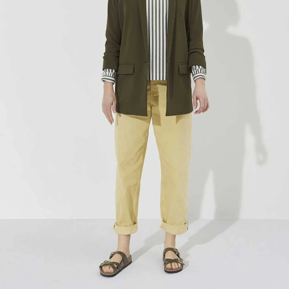 Birkenstock Women's Franca Cork Green Olive Oiled Leather Sandal - Regular/Wide 6 Birkenstock Women's Franca Cork Green Olive Oiled Leather Sandal - Regular/Wide - Image 6