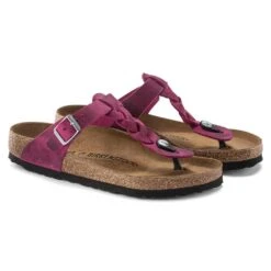 Birkenstock Women's Gizeh Braid Sandal- Festival Fuchsia- Regular/Wide 9 Birkenstock Women's Gizeh Braid Sandal- Festival Fuchsia- Regular/Wide -PeakStride Sports Sales 1023991 pair