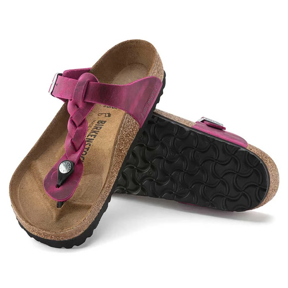 Birkenstock Women's Gizeh Braid Sandal- Festival Fuchsia- Regular/Wide 4 Birkenstock Women's Gizeh Braid Sandal- Festival Fuchsia- Regular/Wide - Image 4