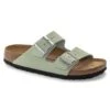Birkenstock Women's Arizona Nubuck - Matcha- Medium/Narrow