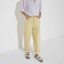 Birkenstock Women's Arizona Nubuck - Matcha- Medium/Narrow -PeakStride Sports Sales 1024116 f look f