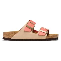 Birkenstock Women's Arizona Nubuck Sandal - Mars/Sandcastle - Regular (B) 9 Birkenstock Women's Arizona Nubuck Sandal - Mars/Sandcastle - Regular (B) -PeakStride Sports Sales 1025757 side