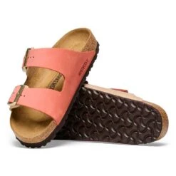 Birkenstock Women's Arizona Nubuck Sandal - Mars/Sandcastle - Regular (B) 10 Birkenstock Women's Arizona Nubuck Sandal - Mars/Sandcastle - Regular (B) -PeakStride Sports Sales 1025757 sole