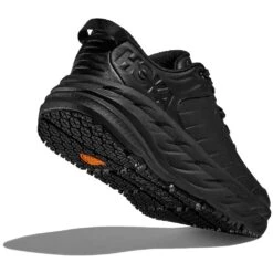 Hoka Women's Bondi SR Wide - Black/Black - Wide (D) -PeakStride Sports Sales 1110521 BBLC 4