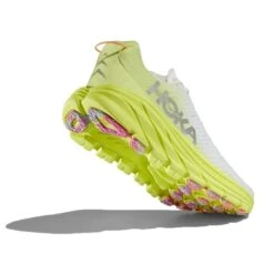 Hoka Women's Rincon 3 Running Shoe - White/Citrus Glow - Regular (B) -PeakStride Sports Sales 1119396 WCGL 4