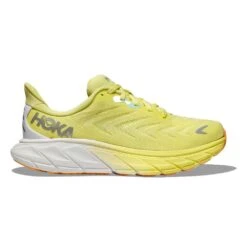 Hoka Women's Arahi 6 Running Shoe - Citrus Glow/White - Regular (B)