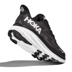 Hoka Women's Clifton 9 Running Shoe - Black/White - Wide (D) 12 Hoka Women's Clifton 9 Running Shoe - Black/White - Wide (D) -PeakStride Sports Sales 1127896 BWHT 4 06332916 4816 4523 a7fb e2eb9829663d