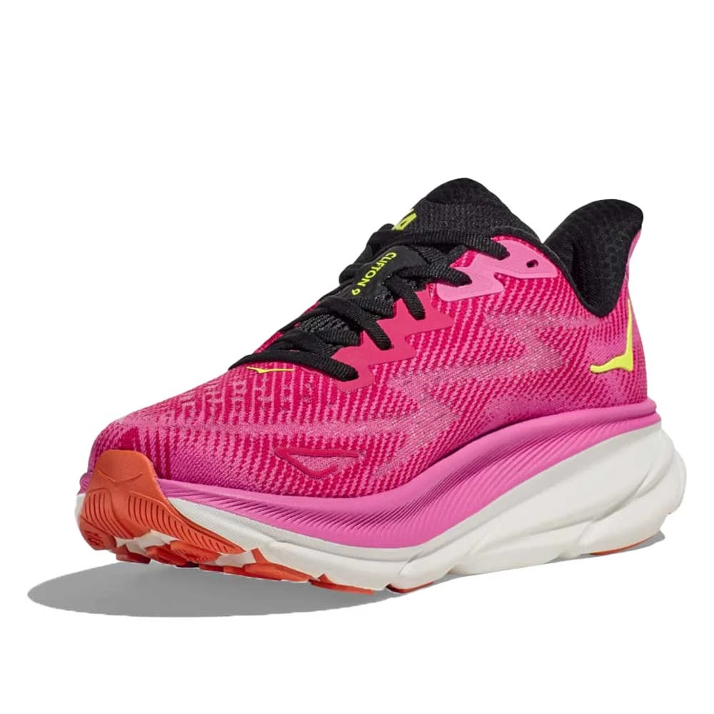 Hoka Women's Clifton 9 Running Shoe - Raspberry/Strawberry- Regular (B) 2 Hoka Women's Clifton 9 Running Shoe - Raspberry/Strawberry- Regular (B) - Image 2