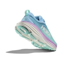 Hoka Women's Bondi 8 Running Shoe - Airy Blue/Sunlit Ocean - Regular (B) -PeakStride Sports Sales 1127952 ABSO 4
