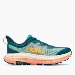 Hoka Women's Mafate Speed 4 Trail Shoe - DeepTeal/Water Garden - Regular (B) -PeakStride Sports Sales 1131056 DTWGR 7