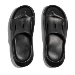 Hoka Unisex Ora Recovery Slide 3 - Black/Black 10 Hoka Unisex Ora Recovery Slide 3 - Black/Black -PeakStride Sports Sales 1135061 BBLC 2