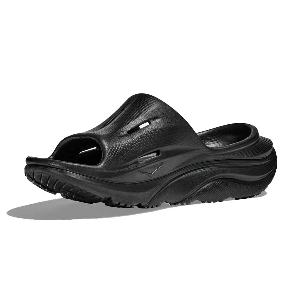 Hoka Unisex Ora Recovery Slide 3 - Black/Black 3 Hoka Unisex Ora Recovery Slide 3 - Black/Black - Image 3