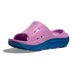 Hoka Unisex Ora Recovery Slide 3 - Cyclamen/Coastal Sky 8 Hoka Unisex Ora Recovery Slide 3 - Cyclamen/Coastal Sky -PeakStride Sports Sales 1135061 CCSK 3