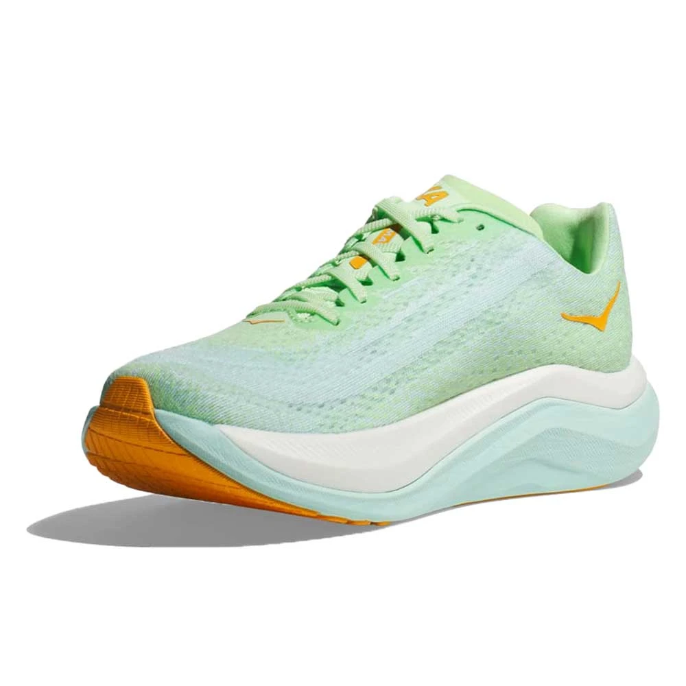 Hoka Women's Mach X Running Shoe - Lime Glow/Sunlit Ocean - Regular (B) 2 Hoka Women's Mach X Running Shoe - Lime Glow/Sunlit Ocean - Regular (B) - Image 2
