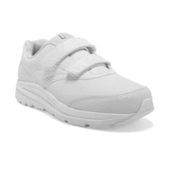 BROOKS Women's Addiction Walker VStrap 2 Walking Shoe - White/White- Regular (B) 8 BROOKS Women's Addiction Walker VStrap 2 Walking Shoe - White/White- Regular (B) -PeakStride Sports Sales 120309 142 A Addiction Walker V Strap 2
