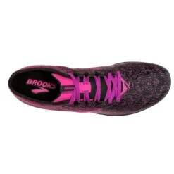 BROOKS Women's Mach 19 Track Spike - Black/Hollyhock/Pink- Regular (B) 10 BROOKS Women's Mach 19 Track Spike - Black/Hollyhock/Pink- Regular (B) -PeakStride Sports Sales 120311 063 O Mach 19
