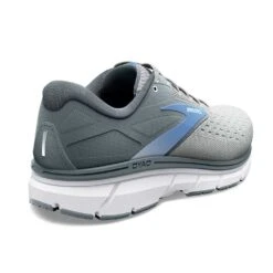 BROOKS Women's Dyad 11 Running Shoe - Grey/White/Blue - Extra Wide (2E) 9 BROOKS Women's Dyad 11 Running Shoe - Grey/White/Blue - Extra Wide (2E) -PeakStride Sports Sales 120312 065 H Dyad 11