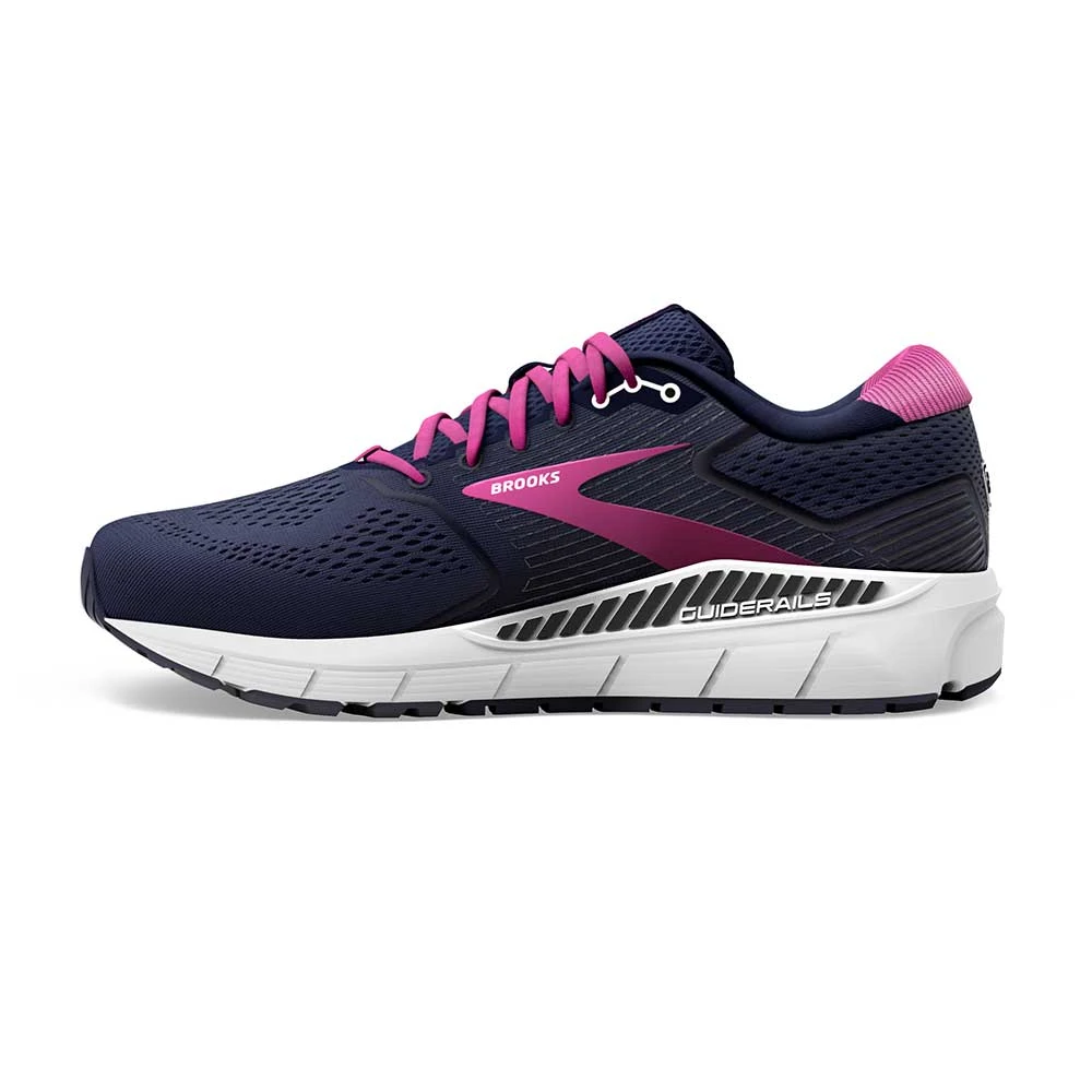 BROOKS Women's Ariel 20 Running Shoe- Peacoat/Vivid Viola/White - Wide (D) 2 BROOKS Women's Ariel 20 Running Shoe- Peacoat/Vivid Viola/White - Wide (D) - Image 2