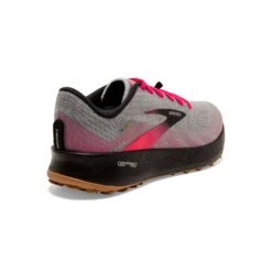 BROOKS Women's Catamount Trail Running Shoe - Alloy/Pink/Black - Regular (B) -PeakStride Sports Sales 120339 098 H Catamount