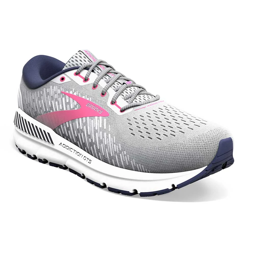 BROOKS Women's Addiction GTS 15 Running Shoe - Oyster/Peacoat/Lilac Rose - Regular (B) 3 BROOKS Women's Addiction GTS 15 Running Shoe - Oyster/Peacoat/Lilac Rose - Regular (B) - Image 3