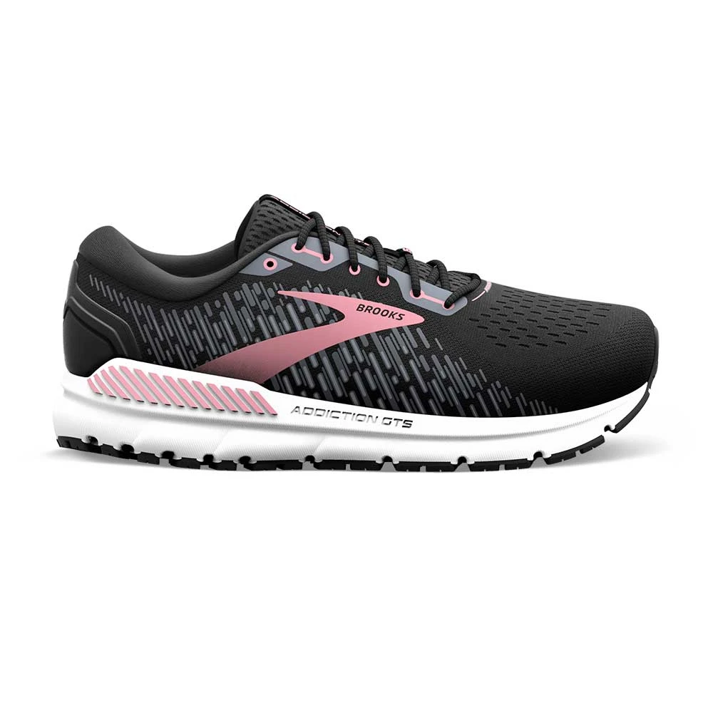BROOKS Women's Addiction GTS 15 Running Shoe- Black/Ebony/Mauvewood- Extra Wide (2E) 1 BROOKS Women's Addiction GTS 15 Running Shoe- Black/Ebony/Mauvewood- Extra Wide (2E)