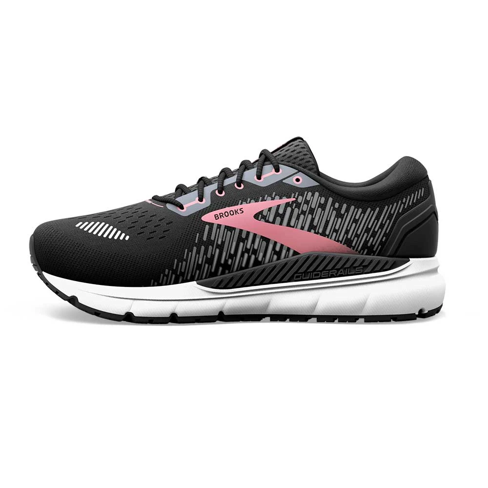 BROOKS Women's Addiction GTS 15 Running Shoe- Black/Ebony/Mauvewood- Extra Wide (2E) 3 BROOKS Women's Addiction GTS 15 Running Shoe- Black/Ebony/Mauvewood- Extra Wide (2E) - Image 3