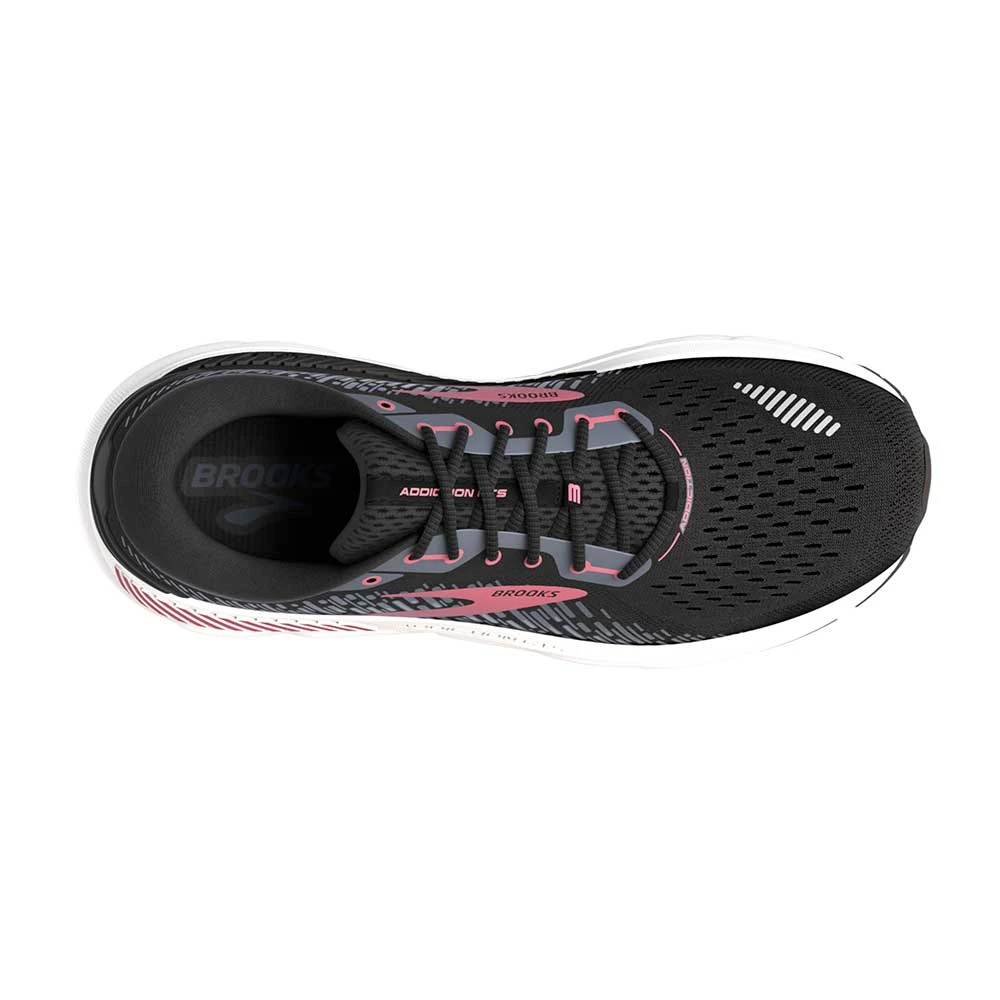 BROOKS Women's Addiction GTS 15 Running Shoe- Black/Ebony/Mauvewood- Extra Wide (2E) 5 BROOKS Women's Addiction GTS 15 Running Shoe- Black/Ebony/Mauvewood- Extra Wide (2E) - Image 5
