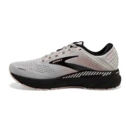 BROOKS Women's Adrenaline GTS 22 Running Shoe- Grey/Rose/Tawny Port- Regular (B) -PeakStride Sports Sales 120353 035 M Adrenaline GTS 22