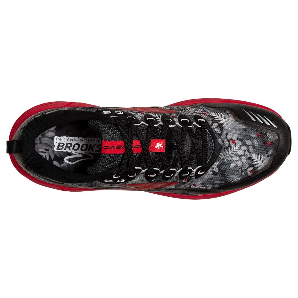 BROOKS Women's Cascadia 16 Trail Shoe - Black/Grey/Red- Regular (B) 5 BROOKS Women's Cascadia 16 Trail Shoe - Black/Grey/Red- Regular (B) - Image 5