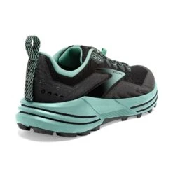 BROOKS Women's Cascadia 16 Trail Shoe- Black/Ebony/Yucca - Wide (D) -PeakStride Sports Sales 120363 049 H Cascadia 16 bc7a6761 edb2 4b37 ab46 8f19ec90baa3
