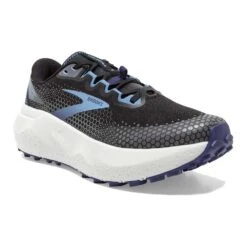 BROOKS Women's Caldera 6 Trail Running Shoe - Black/Blissful Blue/Grey - Regular (B) -PeakStride Sports Sales 120366 082 A Caldera 6